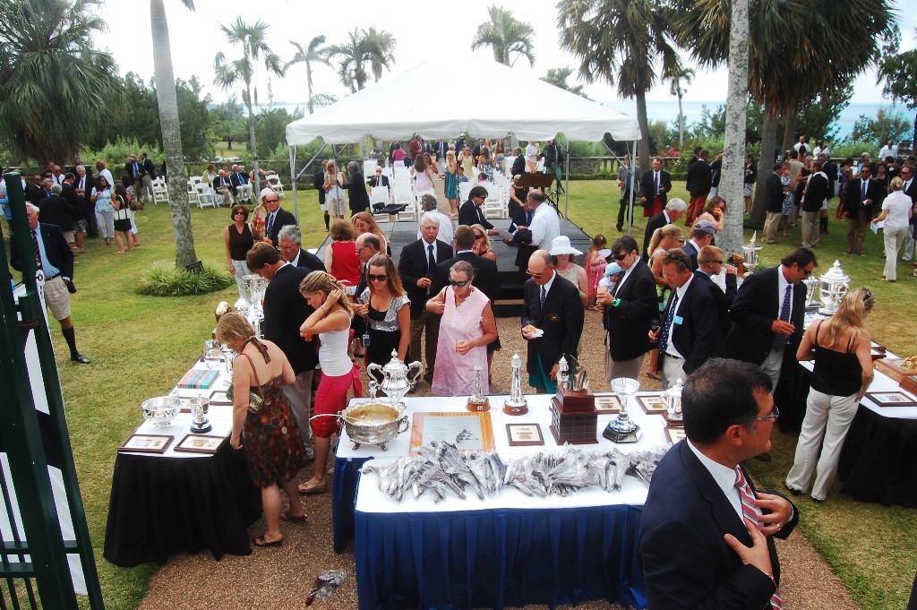 The traditional prizegiving ceremony at Government House is one of the race’s highlights.