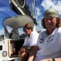 The Road to Bermuda: Addressing Pre-Start Jitters "we can always turn around." The philosophical crew of the Double-Hander Arrowhead, Rob Windsor and Steve Berlack.