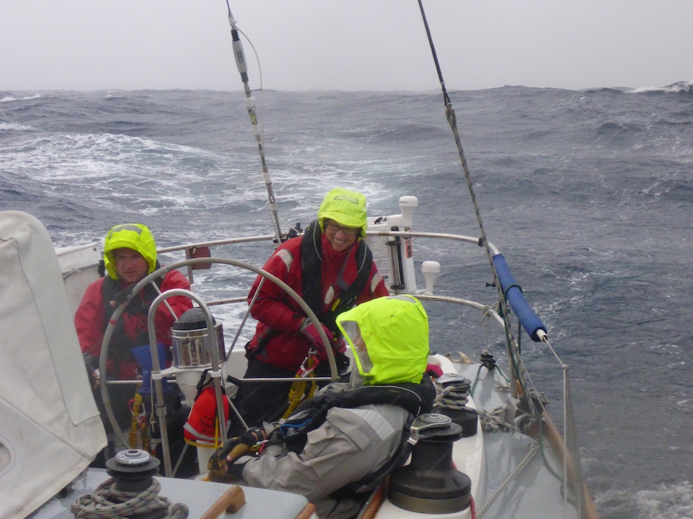 Well-prepared offshore sailing crew
