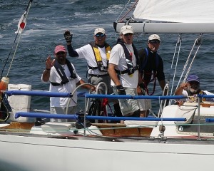 Sinn Fein at the start of the 2012 Bermuda Race Credit: J. Rousmaniere