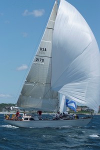The old Grundoon, was a classic Columbia 50, a very different boat. (Barry Pickthall/PPL) 