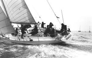 Originally from Chicago and named Dora IV, Tenacious won the 1979 Fastnet race under Ted Turner. As War Baby. under Warren Brown, she voyaged to the corners of the globe. She raced often to Bermuda. (PPL)