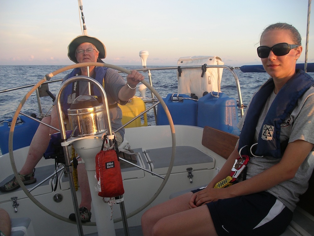 Relaxed sailing offshore