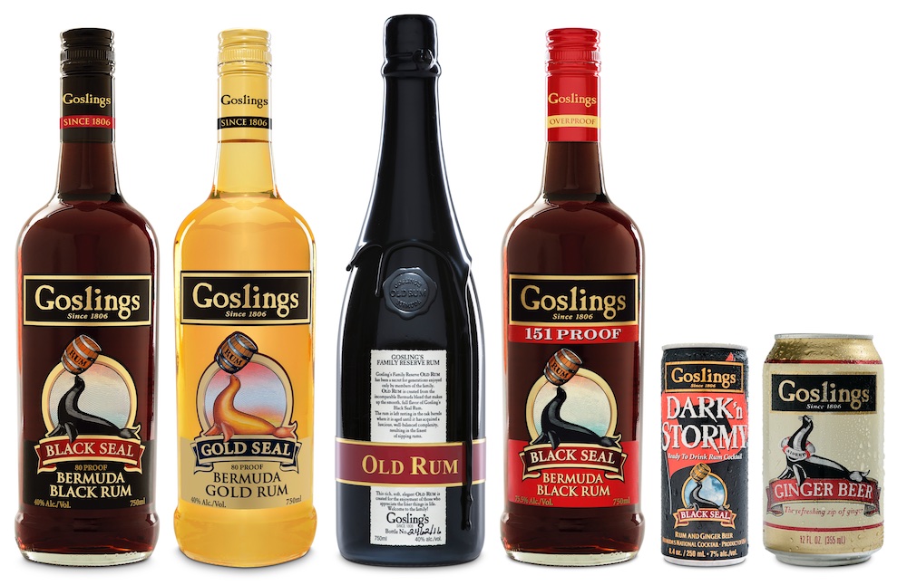 Goslings Rums and Ginger Beer