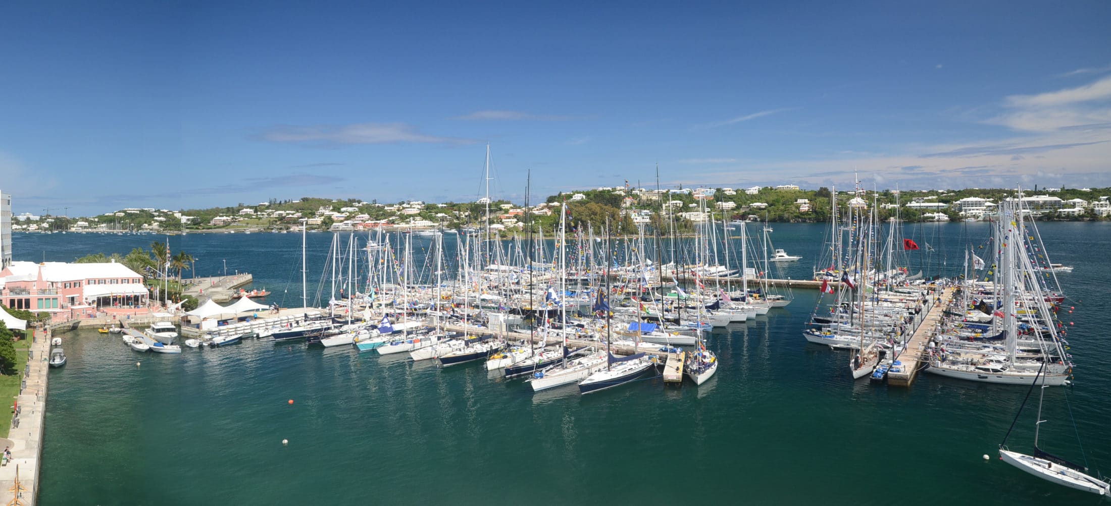 Royal Bermuda Yacht Club and docks
