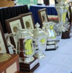Trophies at 2018 Newport Bermuda Race Prize-Giving