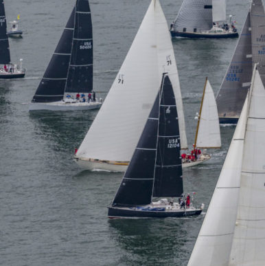 2018 Newport Bermuda Race start Class 9