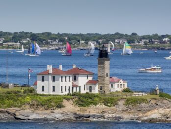 2014-Newport Bermuda Race Start Beavertail Castle Hill