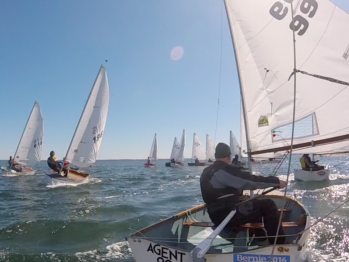 Mamaroneck Frostbite Association sailing in Online Bermuda Race