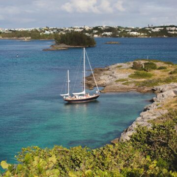 Pristine sailing waters in Bermuda